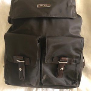 Tumi Voyager Backpack Nylon and Leather